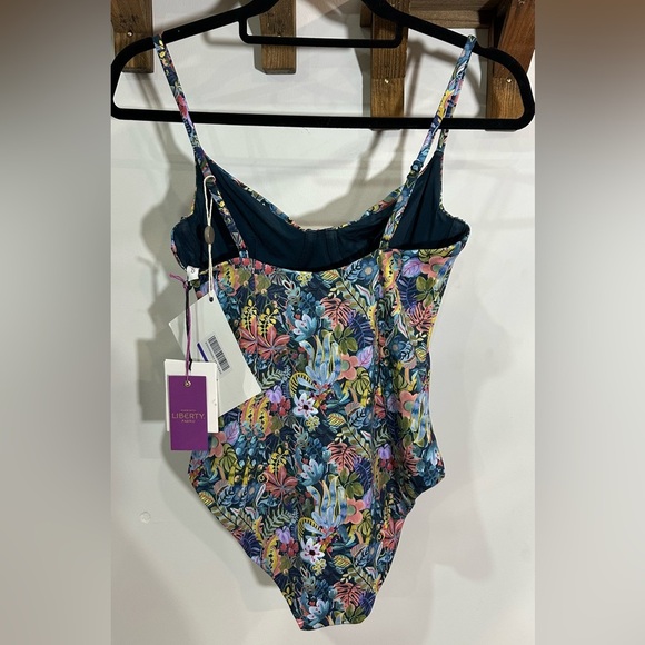 NWT Onia x Liberty of London Chelsea One Piece Swimsuit Jungle Forest Multi S - Picture 6 of 13